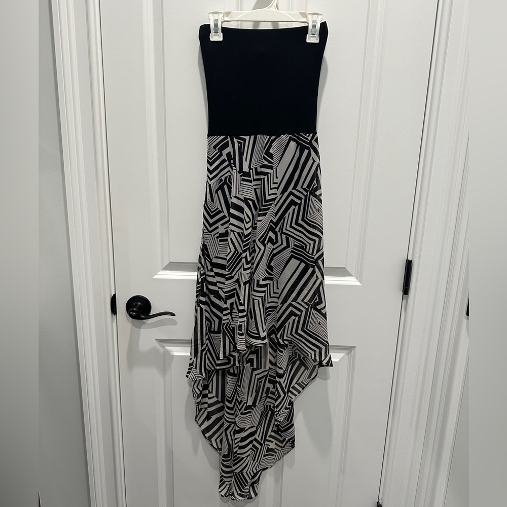 High-Low Geometric Dress